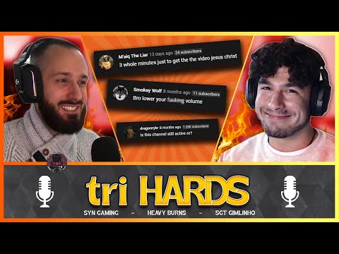FACING Our Hate Comments! | Trihards Podcast w/ Syn Gaming, Heavy Burns & SgtGimlinho #4