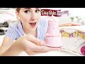 Baking A Mini 3-Tier Cake In An Easy Bake Oven !!