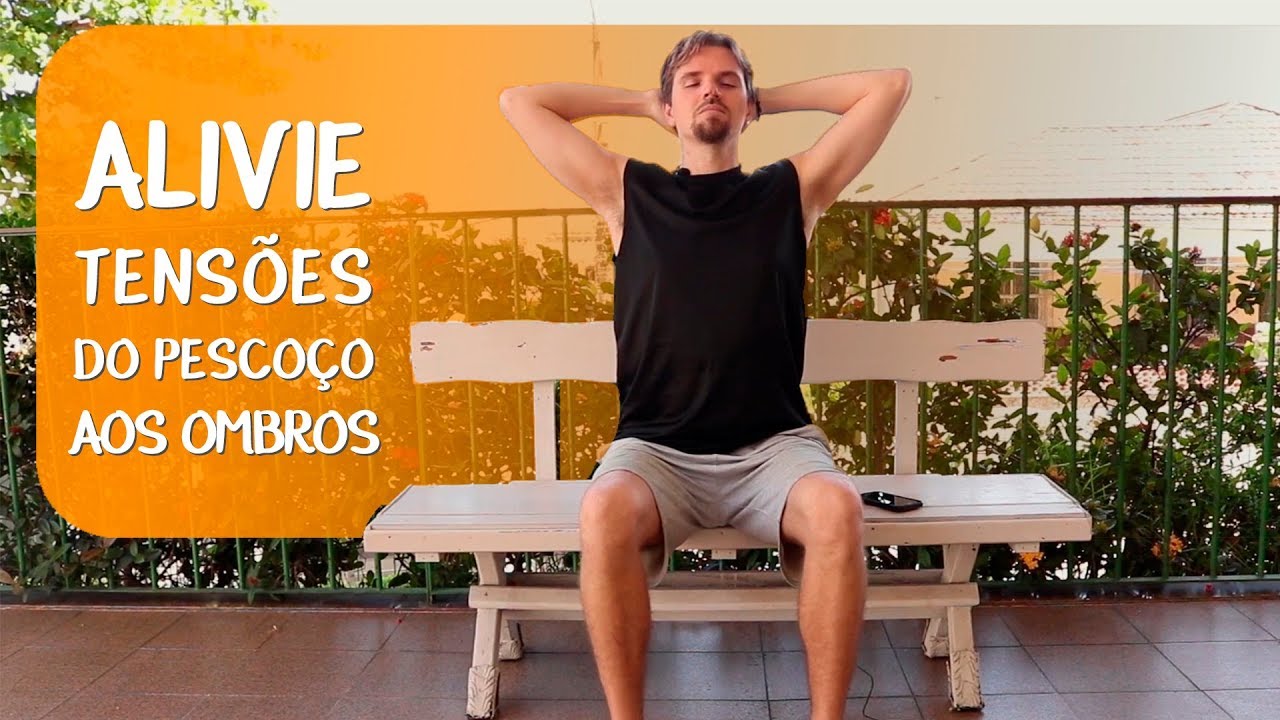 Prática de Yoga para aliviar tensão no pescoço