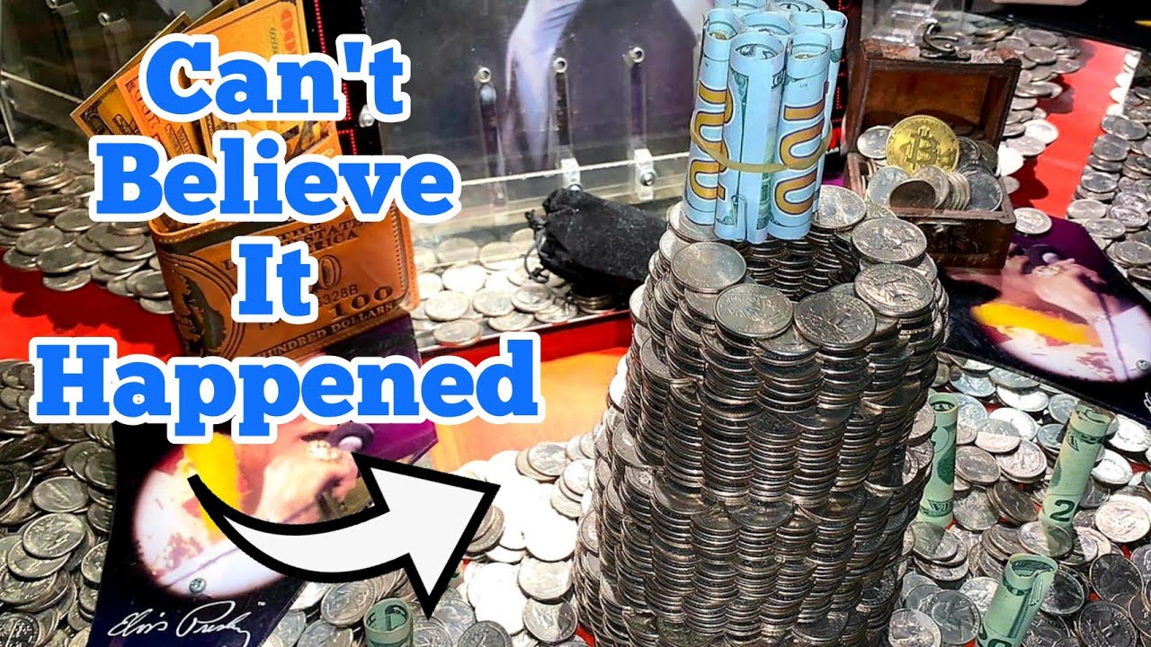 ⁣CAN'T BELIEVE IT HAPPENED ... Inside The High Limit Coin Pusher Jackpot WON MONEY ASMR