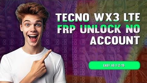 Bypass Google Account on Tecno WX3 Lte, Tecno WX3p FRP Unlock, No Adding of Account