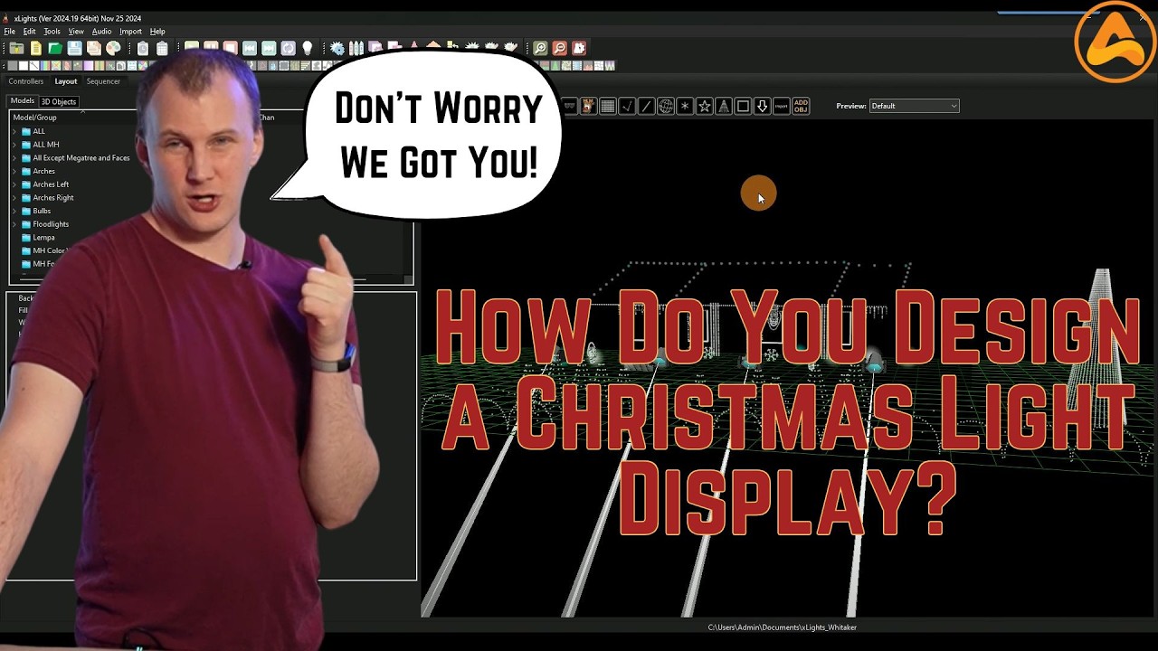 How Do You Design a Christmas Light Display? - YouTube