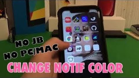 HOW TO CHANGE BADGE COLOR ANY IDEVICE NO JAILBREAK