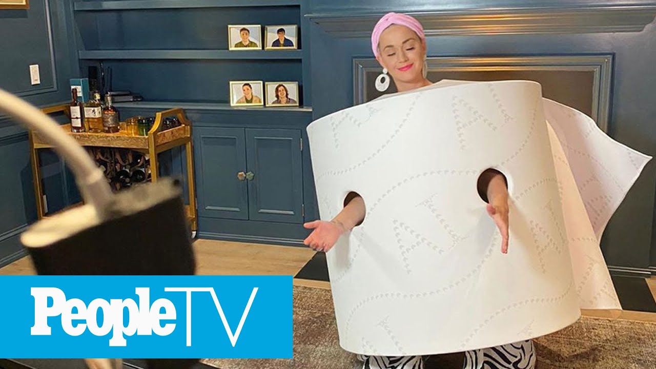 Katy Perry Doubles Down On Crazy Costumes, Wears Toilet Paper Roll On