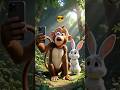 🤔Selfi Baj #ai #monkey #rabbit #selfie