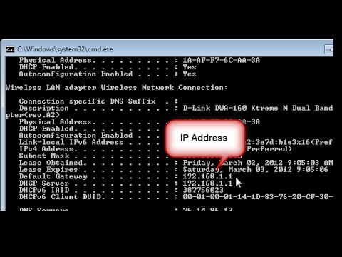 cmd ip address find using pc any