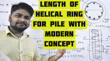 How to Calculate Length of Helical Ring for Pile at Construction Site for Billing Purpose