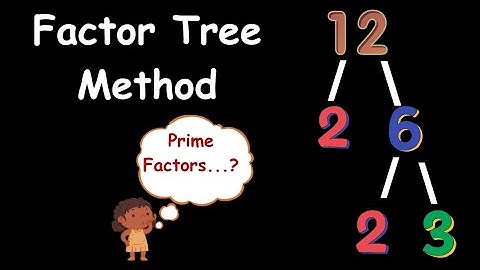 Prime Factorization | Factor Tree Method