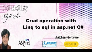 Crud operation with Linq to sql in asp.net C#