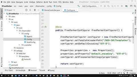 001 Spring FreeMarker