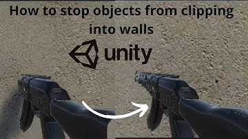 Unity 3D - How to stop objects from clipping into walls