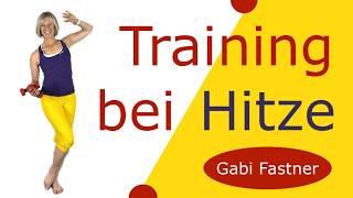 🔥 25 min. Hantel -Training bei Hitze | aktiv bleiben trotz Hitze | Figurworkout im Stehen & Liegen