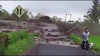 Huge lahar in Indonesia caught on camera