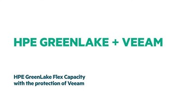 HPE GreenLake + Veeam: At Your Service