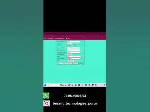 Our students mini project using Java & MySQL @ Besant Technologies ...