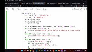 2024-11-07 Strings (continued); Dynamic memory allocation