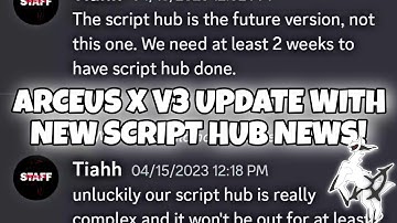 ARCEUS X V3.0.2 UPDATE WITH SCRIPT HUB NEWS!