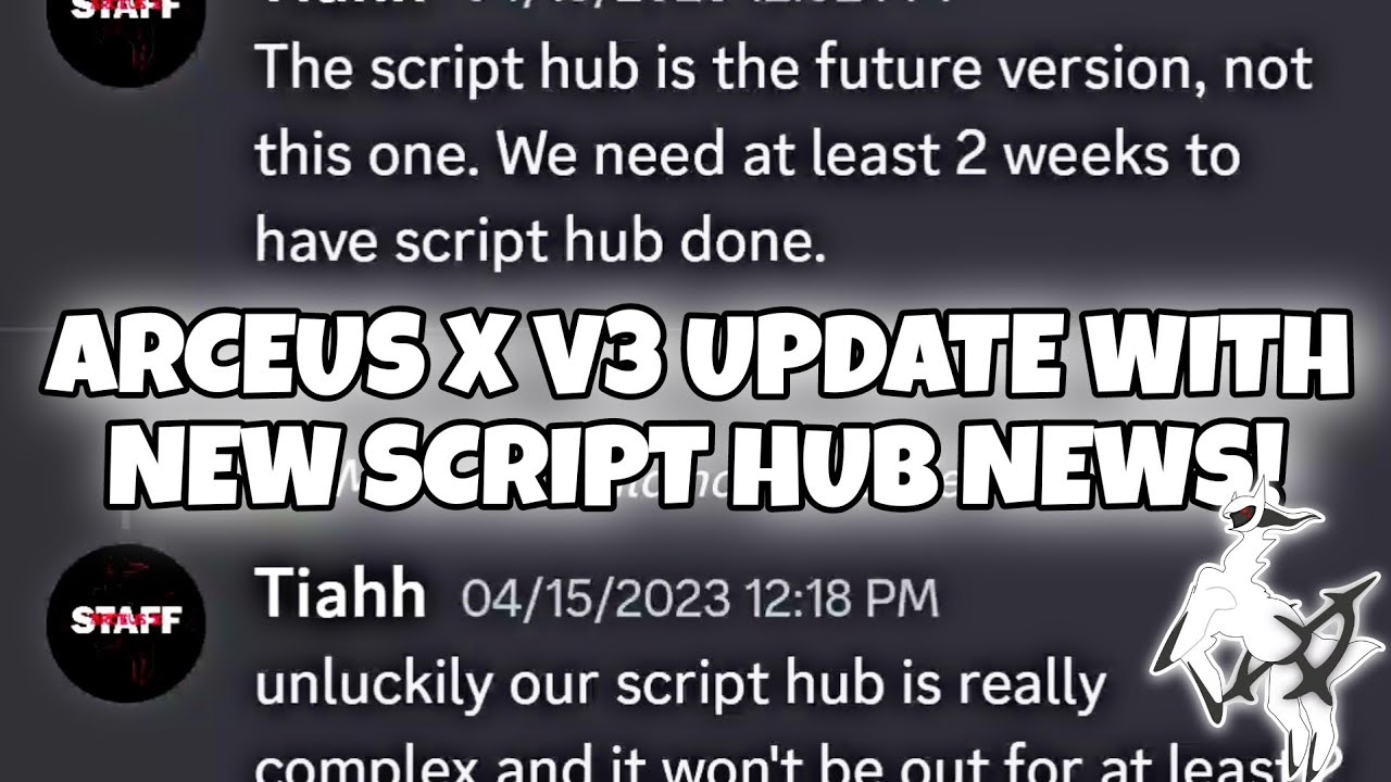 ARCEUS X V3.0.2 UPDATE WITH SCRIPT HUB NEWS! YouTube