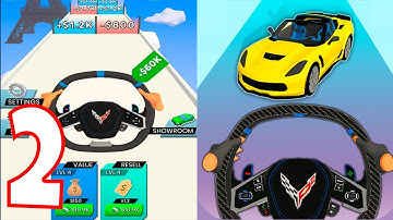 Steering Wheel Evolution - Gameplay Walkthrough Part 2 All Max Level (Android)