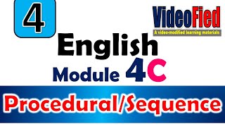 English 4 Module 4 Q1  TeXtType  Procedural