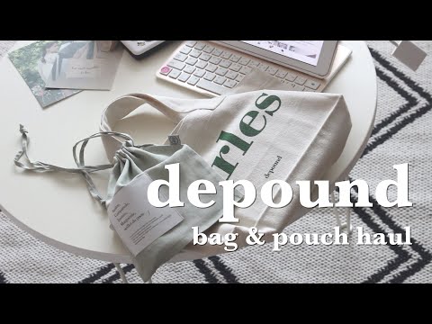Depound 드파운드 백&파우치 언박싱&하울 | WHAT’S IN MY BAG | 에코백 데일리룩