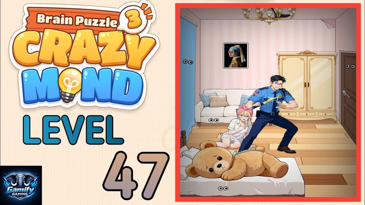 Brain Puzzle 3 Crazy Mind Level 47 |Find Pervert| Walkthrough