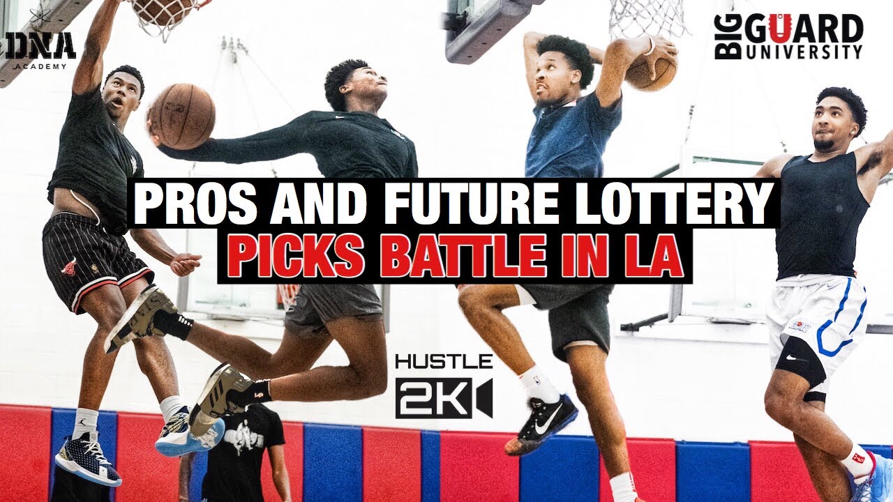 PROS AND FUTURE LOTTERY PICKS BATTLE IN LA | CRAZIEST PRIVATE RUNS IN THE COUNTRY!???? - YouTube