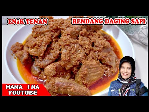 Cara Membuat rendang daging sapi empuk mudah semua bisa buat Yang Enak Dimakan