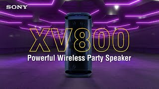 Sony SRS-XV800 X Series Powerful Wireless Party Speaker | #TunedForIndia