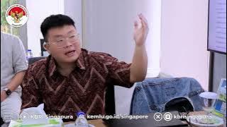 PERTEMUAN DUBES RI UNTUK SINGAPURA DENGAN FKMIS