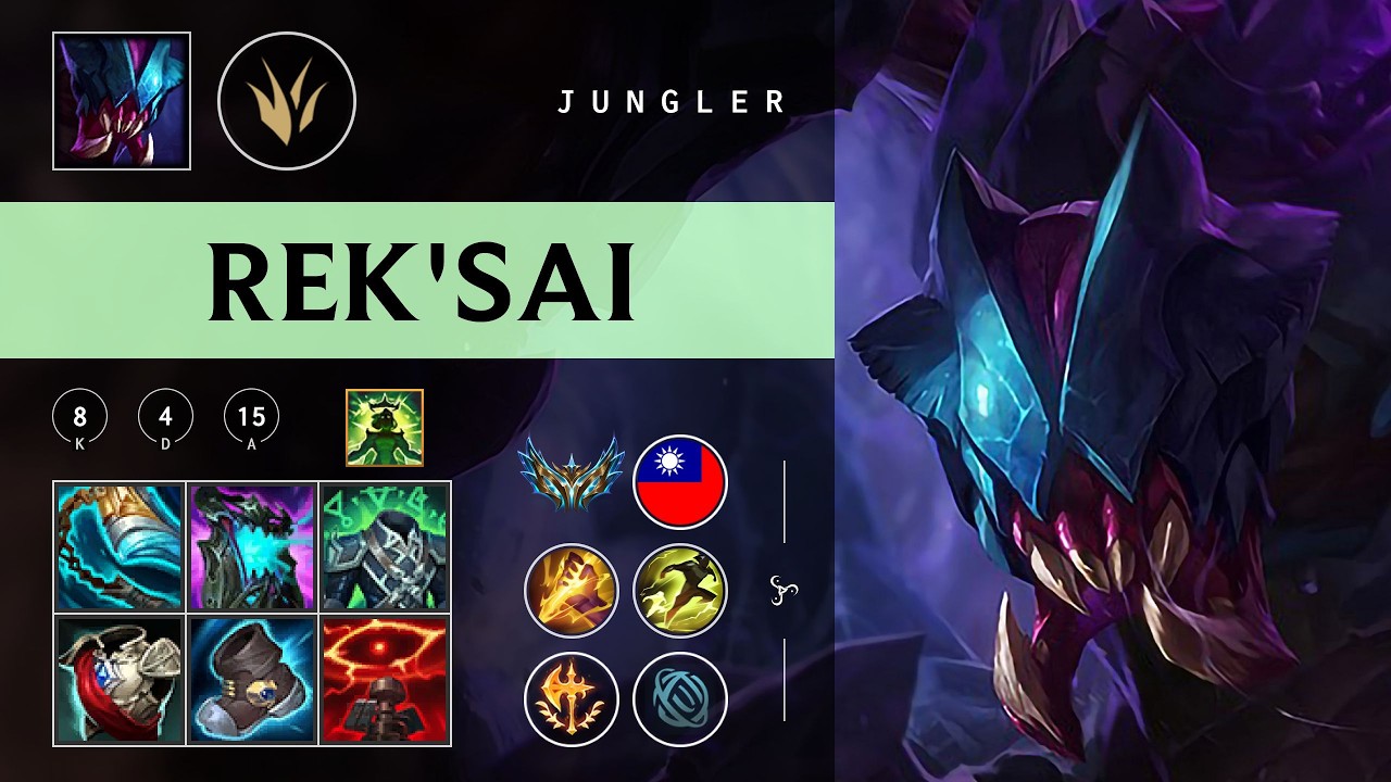 Rek'Sai Jungle vs Ekko - TW Challenger Patch 26.03