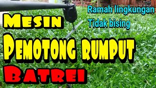 cara membuat mesin pemotong rumput | dari dinamo AC mobil#mesinrumput #mesinrumputbatrei