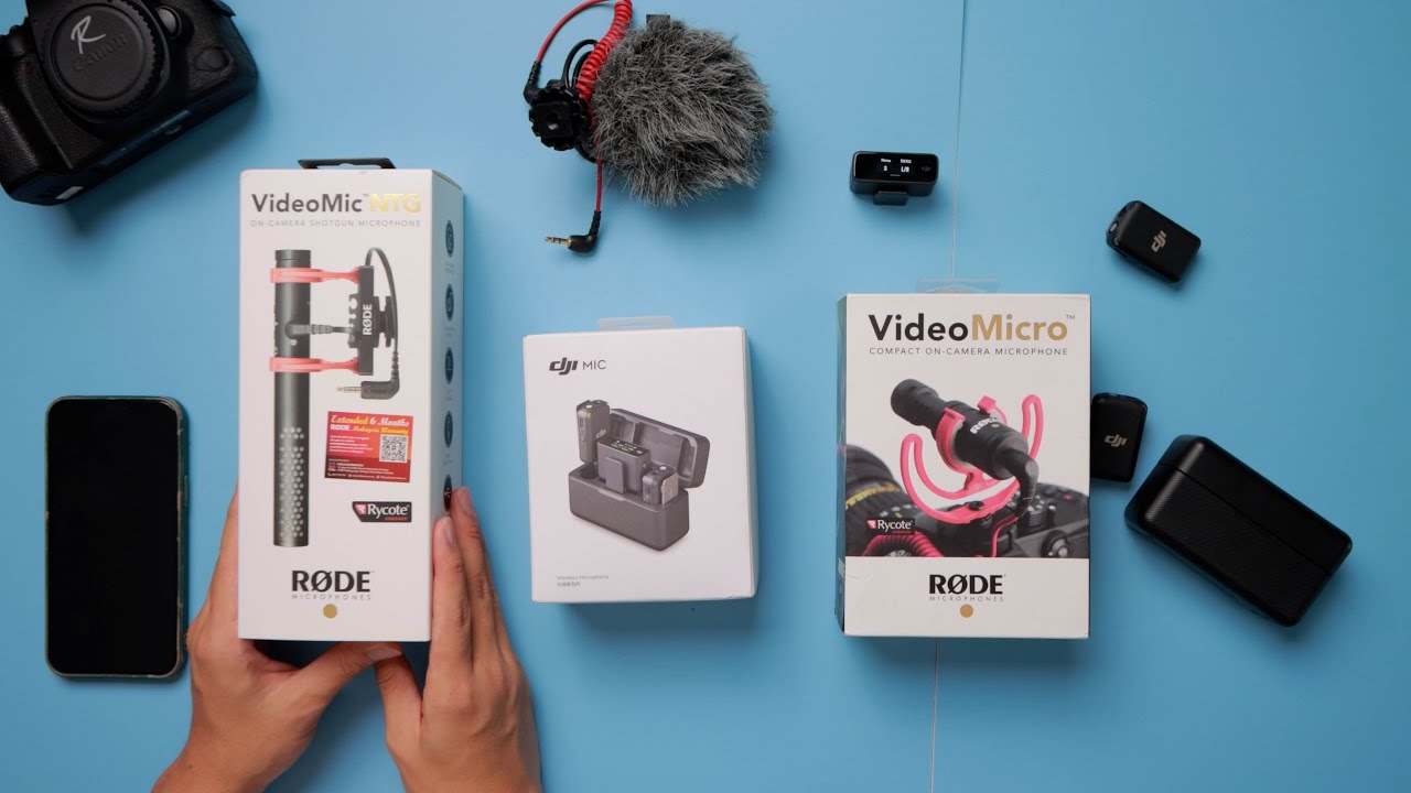 Rode NTG VS Rode Micro VsDJI Lauv Mics! I can't believe this!