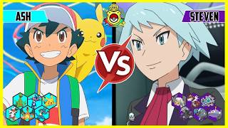 Pokémon Battle Network Universe | Masters 8 Battle #5 | Ash VS Steven