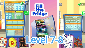 Fill The Fridge Gameplay Walkthrough | PART 4 | Level 7-8 #fillthefridge #gaming #walkthrough