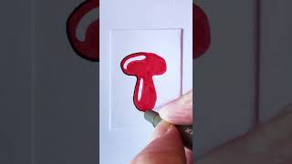 DRAWING A CARTOON BUBBLE LETTER T WITH DROP SHADOW ✍️  | Quick And Easy Doodle Ideas | How To Draw