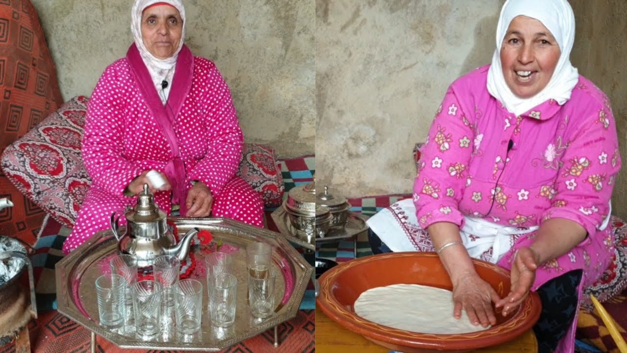 ملوي معمر و أتاي بالعشوب مشحر مع لالة حادة و لالة فتيحة