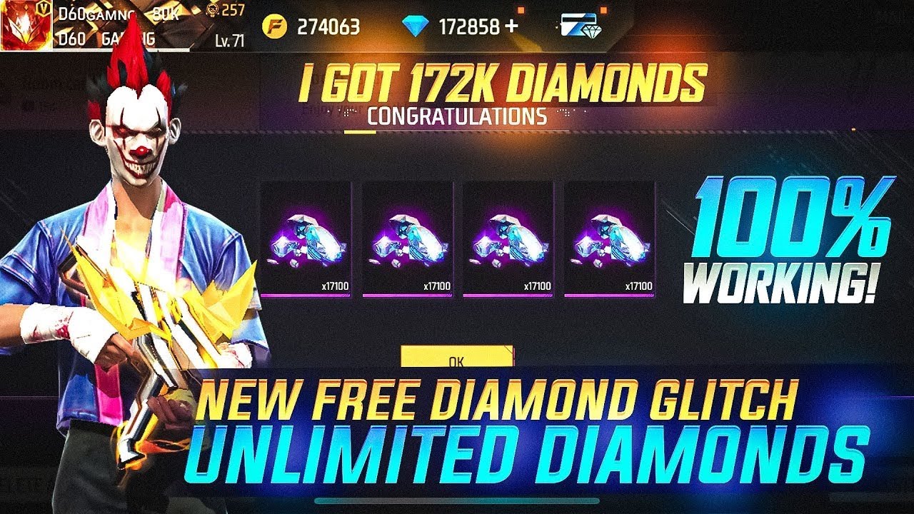 100% WORKING TRICK TO GET UNLIMITED FREE DIAMONDS😲 GAREENA FREE FIRE #3 