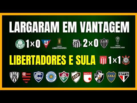LIBERTADORES AND SUDAMERICANA 2026 | PALMEIRAS AND SANTOS TAKE THE LEAD | CORINTHIANS DRAWS