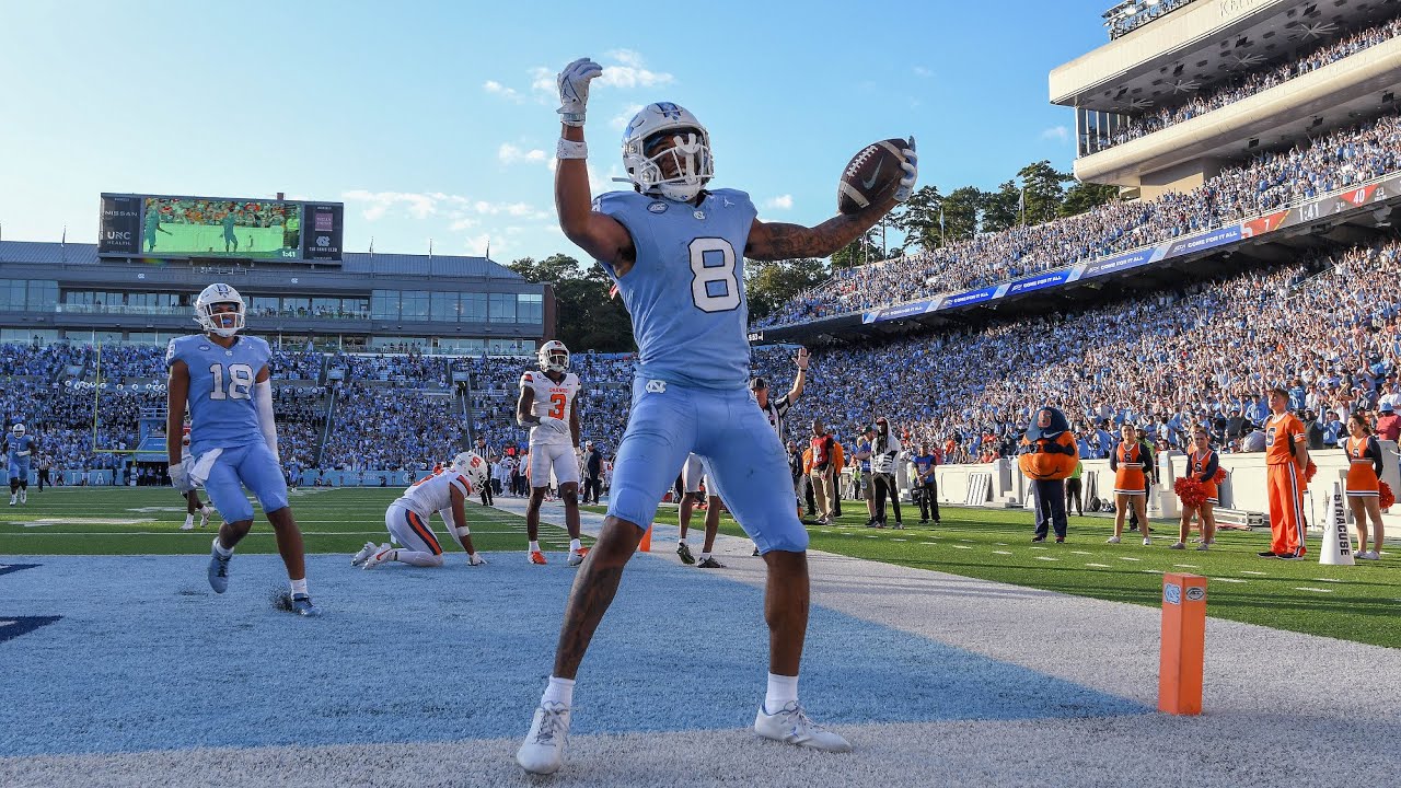 Video: UNC Football Dominates Syracuse, 40-7 - Highlights