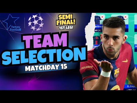UCL Fantasy MATCHDAY