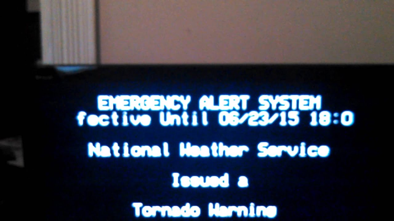 Emergency alert system for Massachusetts YouTube