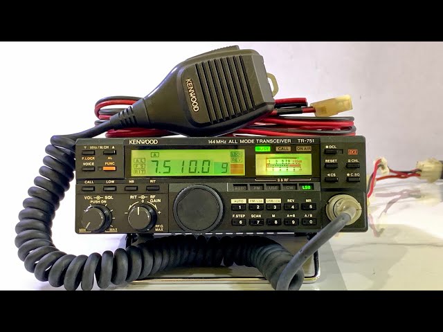 ✨Kenwood TR-751D VHF 30W + DC + Mic Open✨ - YouTube