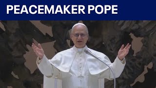 Pope Leo XIV vows to make 'every effort' to achieve peace in the Middle East