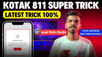 Kotak Mahindra Bank Your Address Isn’t Serviceable Error, Open 0 Kotak New Account, #kotak811super