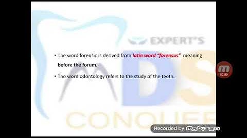 FORENSIC DENTISTRY 1