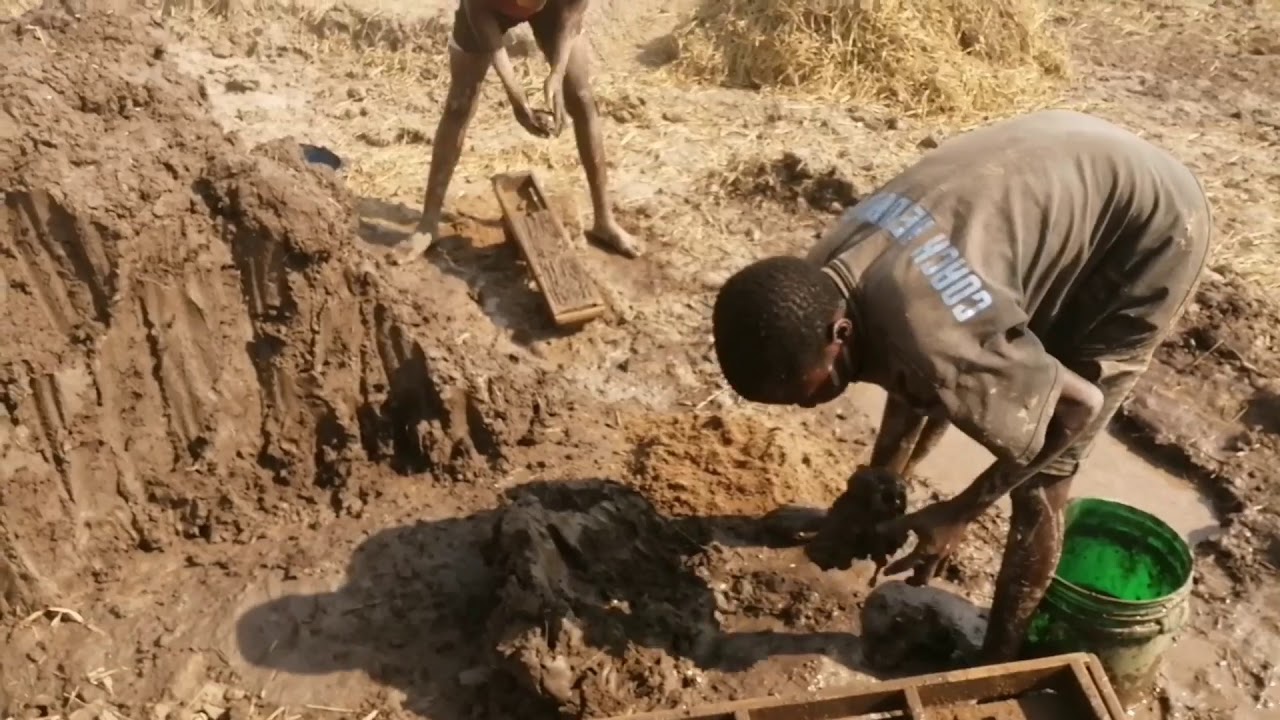 A very quick process of houses building with bricks in most of the