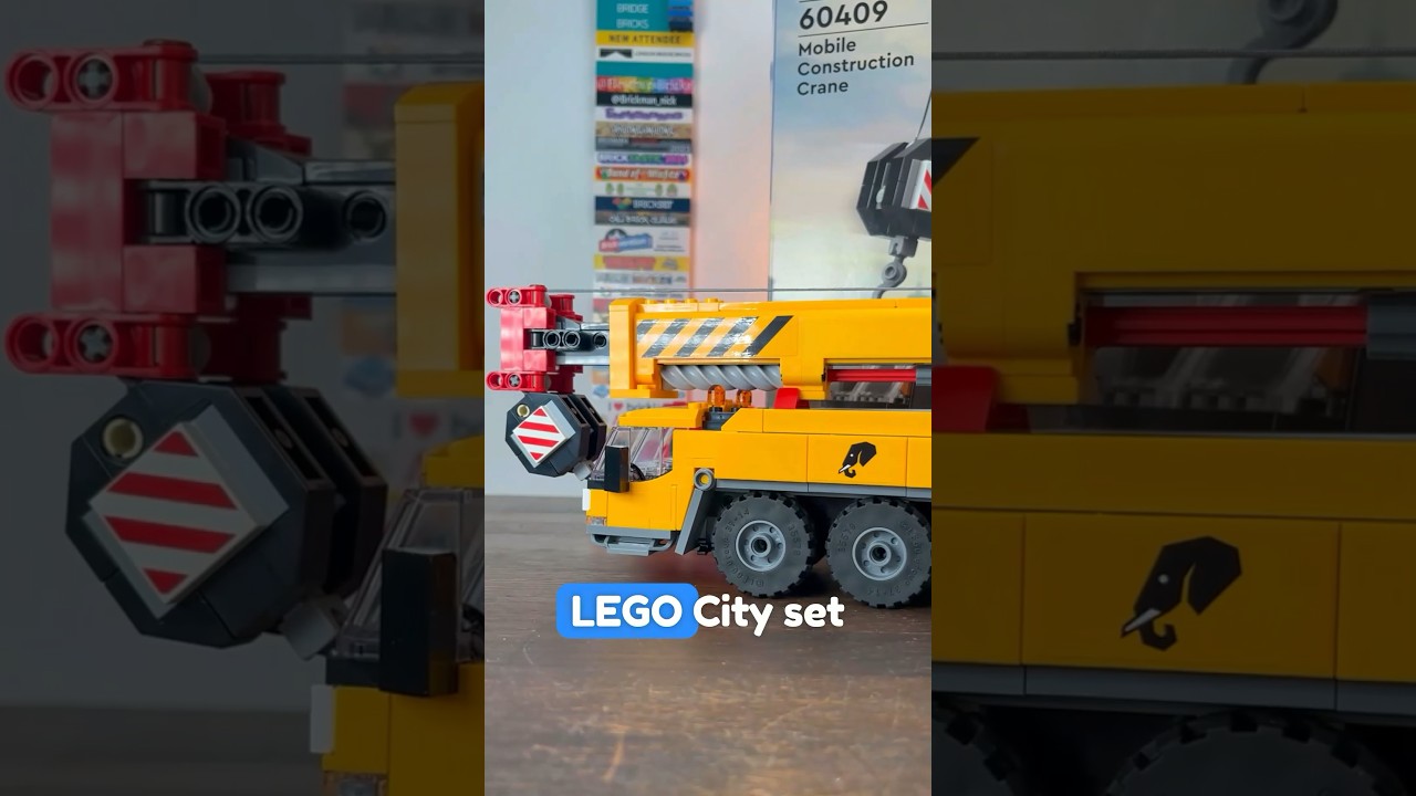Обзор мобильного строительного крана LEGO CITY