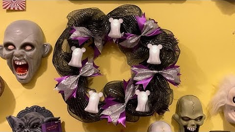 Gemmy (NEW for) 2024 Lighted Singing EmoteGlow Mickey Mouse Ghost Wreath