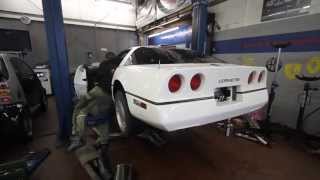 Corvette C4 L98 Engine With Corsa Y-Pipe No Mufflers